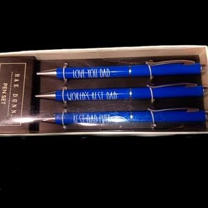 Rae Dunn DAD pens. Set of 3 blue.